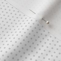 Small Gray Dots on White