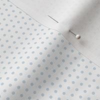 Small Light Blue Dots on White