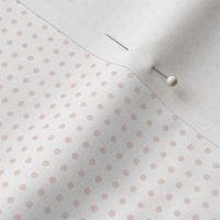 Small Soft Pink Dots on White