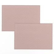 White Polka Dots On Mauve