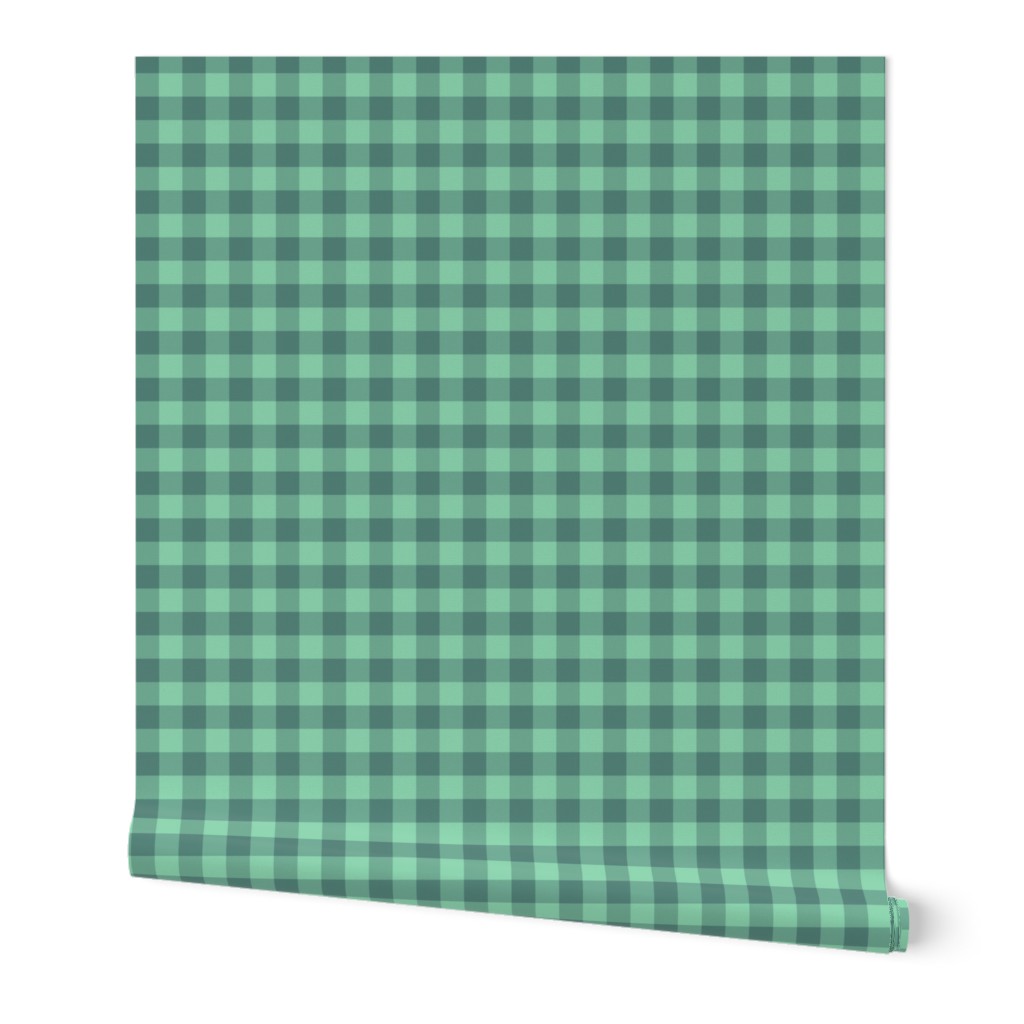 JP12 Tiny Hunter Green Buffalo Plaid