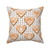 Hjerte Hygge belgian linen gingham