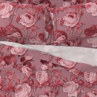 Belles Fleurs ~  Jolie Rayure ~  Rhoda Faux Linen Luxe  