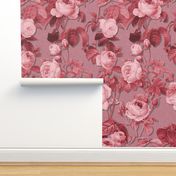 Belles Fleurs ~  Jolie Rayure ~  Rhoda Faux Linen Luxe  