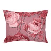 Belles Fleurs ~  Jolie Rayure ~  Rhoda Faux Linen Luxe  