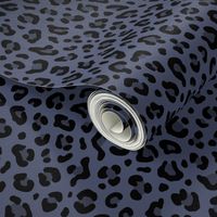 ★ BRUT DENIM LEOPARD ★ Leopard Print in Dark Indigo Blue - Small Scale / Collection : Leopard spots – Punk Rock Animal Print