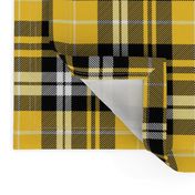 fall plaid - mustard, black, white 