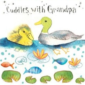 Cuddles with Grandpa