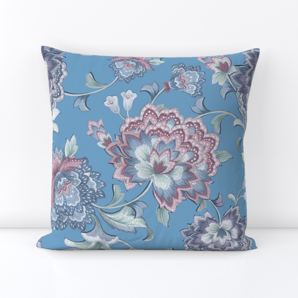 Chintz  azure