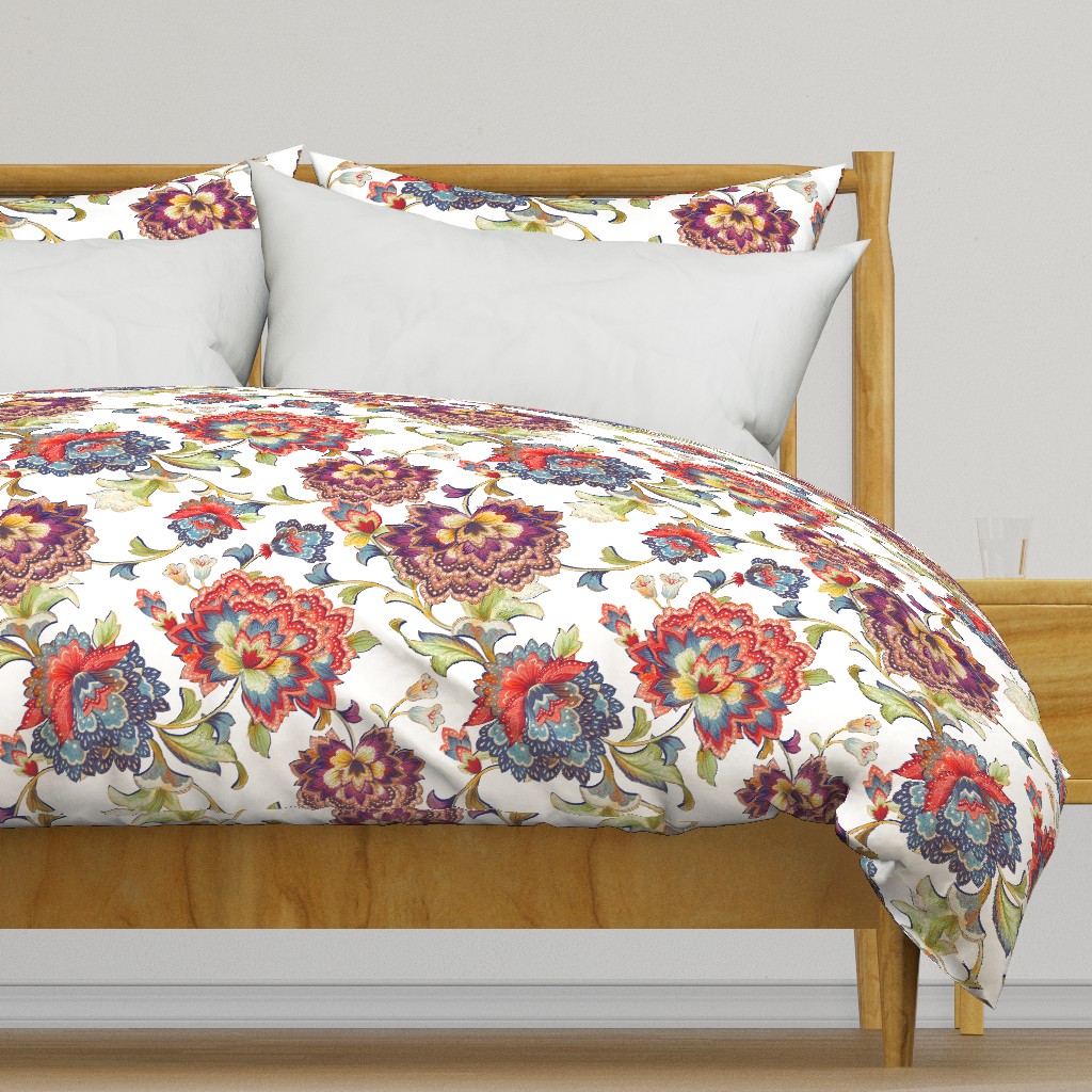  Chintz white