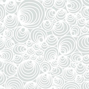 Grey Swirly Shell Pattern