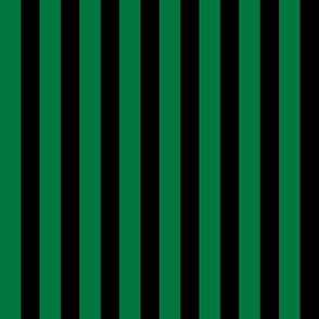 Green sofa stripe