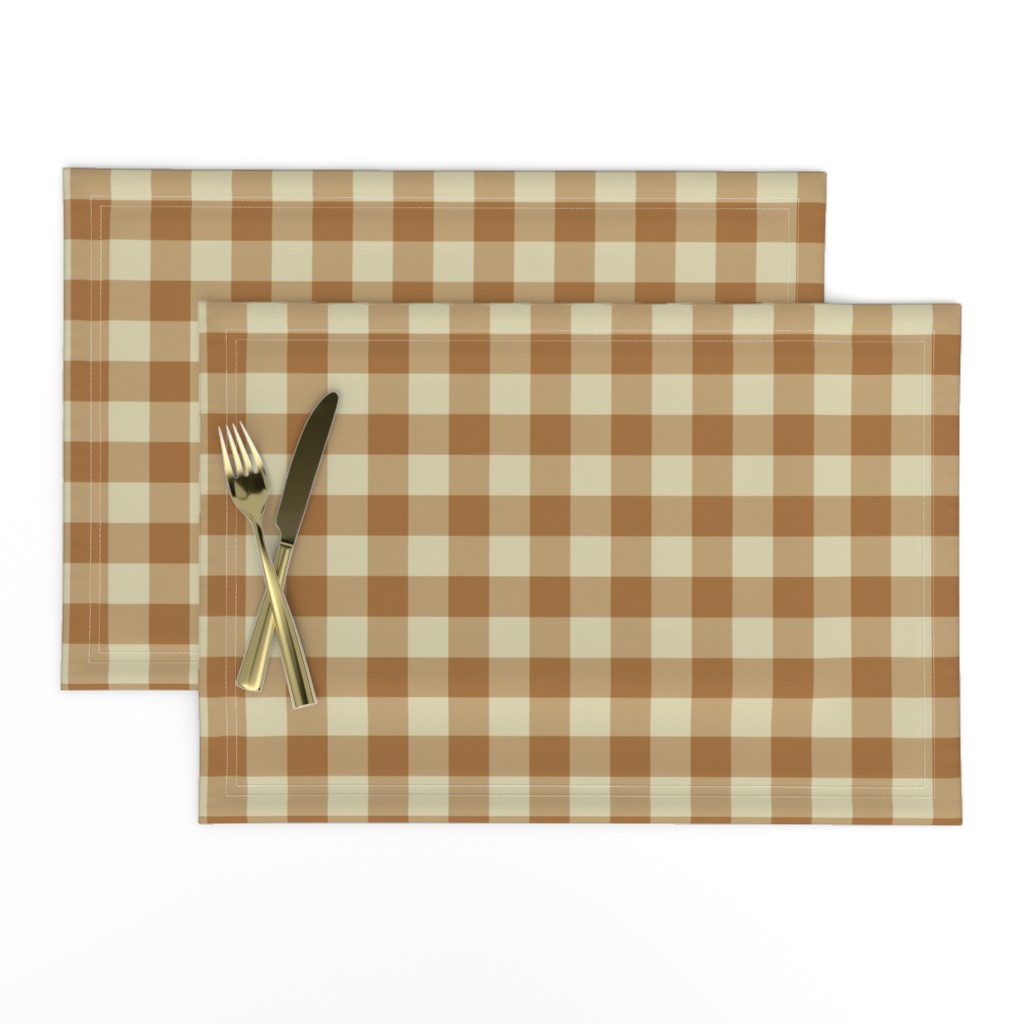 JP15 - Tan and Beige Buffalo Plaid