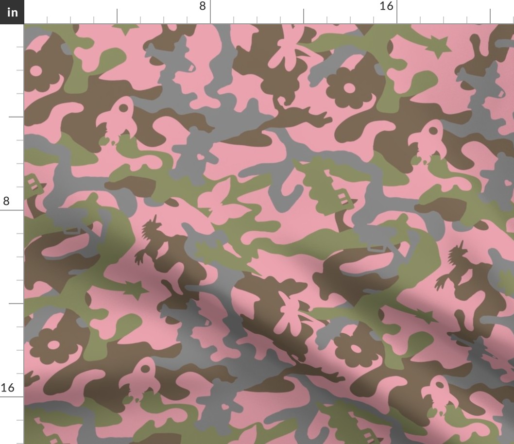 Awesome Camouflage Woodland ~ Pink 
