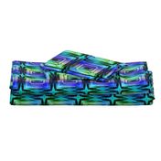 girls like blue bamboos jewels crystals tiles