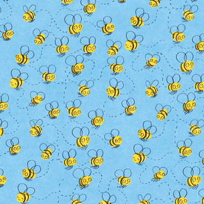 BeesSquareBLUE2018