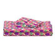 Ladies of color lg.  wavy plaid  ladybugs/ladybirds mint - periwinkle- purple - orange -pink kids dress/ totes/ purse nursery bedding  