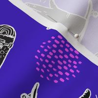 Rock'n'rolla Skate Decks - Indigo