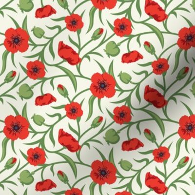 Poppies-Red