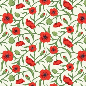 Poppies-Red