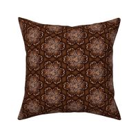 snowflake hexagons #2 - bronze satin  - ELH