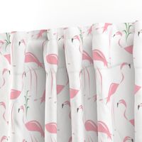 Retro Flamingos & Tully Grass