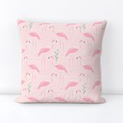 Retro Flamingos & Tully Grass