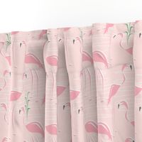 Retro Flamingos & Tully Grass