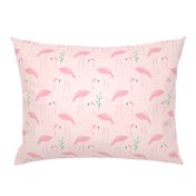 Retro Flamingos & Tully Grass