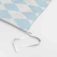 Oktoberfest Bavarian Blue and White Medium Diagonal Diamond Pattern