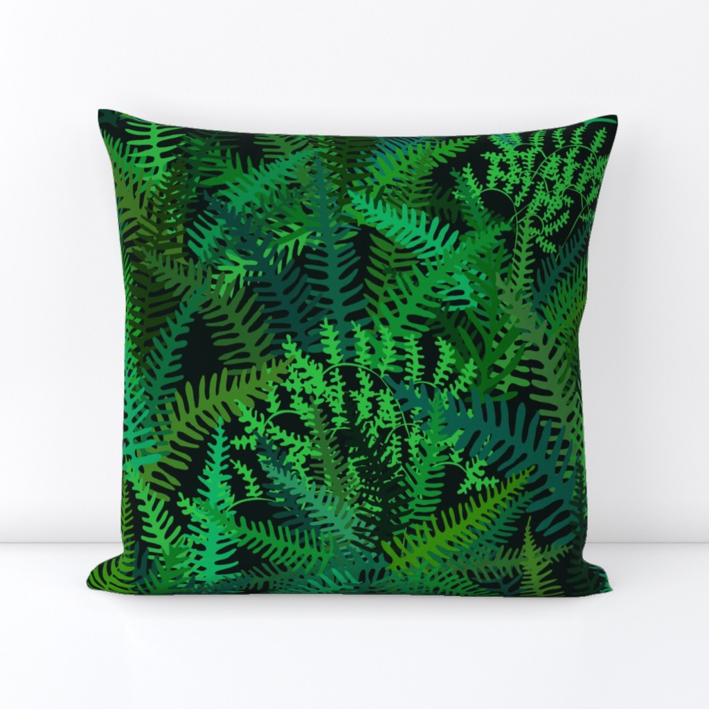 Fern Forest in Emerald Green