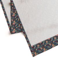 4" Boone Fall Florals - Blue