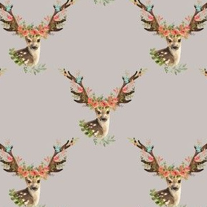 4" Woodland Dreams Deer - Taupe