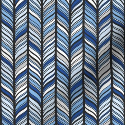 Blue Jay Feathers Spoonflower