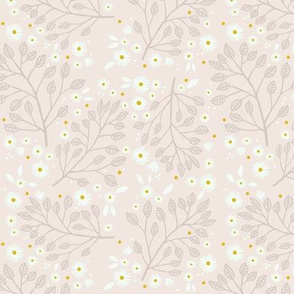 Daisy Garden Taupe 1 // large