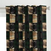 Little man hides and bucks - green plaid -rotated