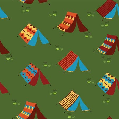 Boho Tent Fabric, Wallpaper and Home Decor | Spoonflower