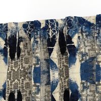 "Deep Navy Blue textured Abstract"