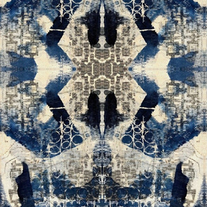 "Deep Navy Blue textured Abstract"