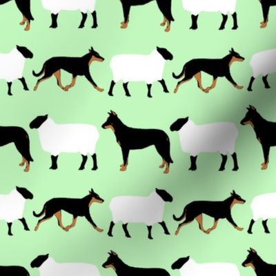 Basic Beaucerons and sheep - mint