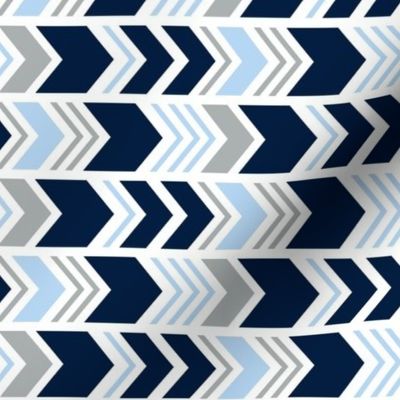 Chevron // Navy/Blue2 /Grey (90)