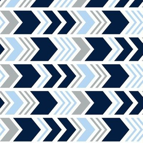 Chevron // Navy/Blue2 /Grey (90)