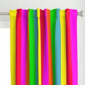 Neon Hawaiian Rainbow Cabana Stripes