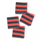 Red and black horizontal stripes. Coordinate. Geometric print. 