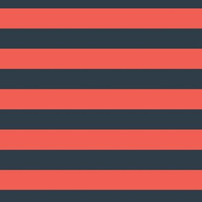 Red and black horizontal stripes. Coordinate. Geometric print. 