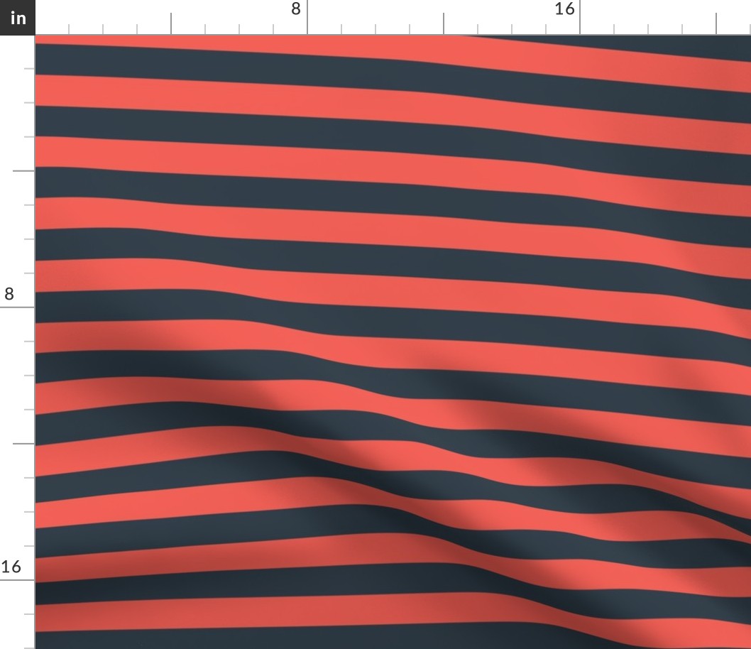 Red and black horizontal stripes. Coordinate. Geometric print. 