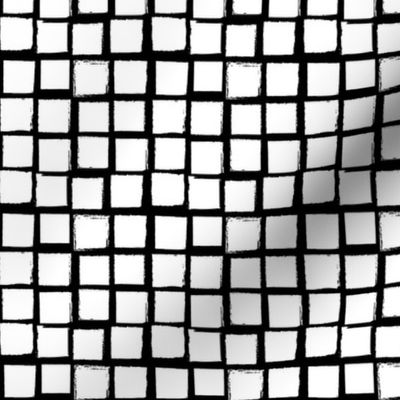 tiny white squares on black