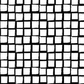 tiny white squares on black