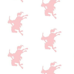 3” Cowboys - pink on white rotated