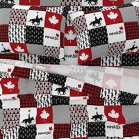 RCMP - Wholecloth Cheater Quilt 